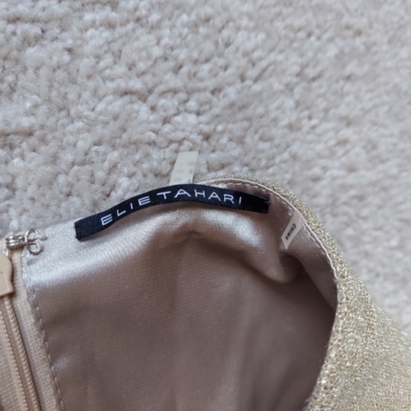 CLOSET CLOSING ELIE TAHARI Shimmer One Shoulder Dress - Picture 9 of 9